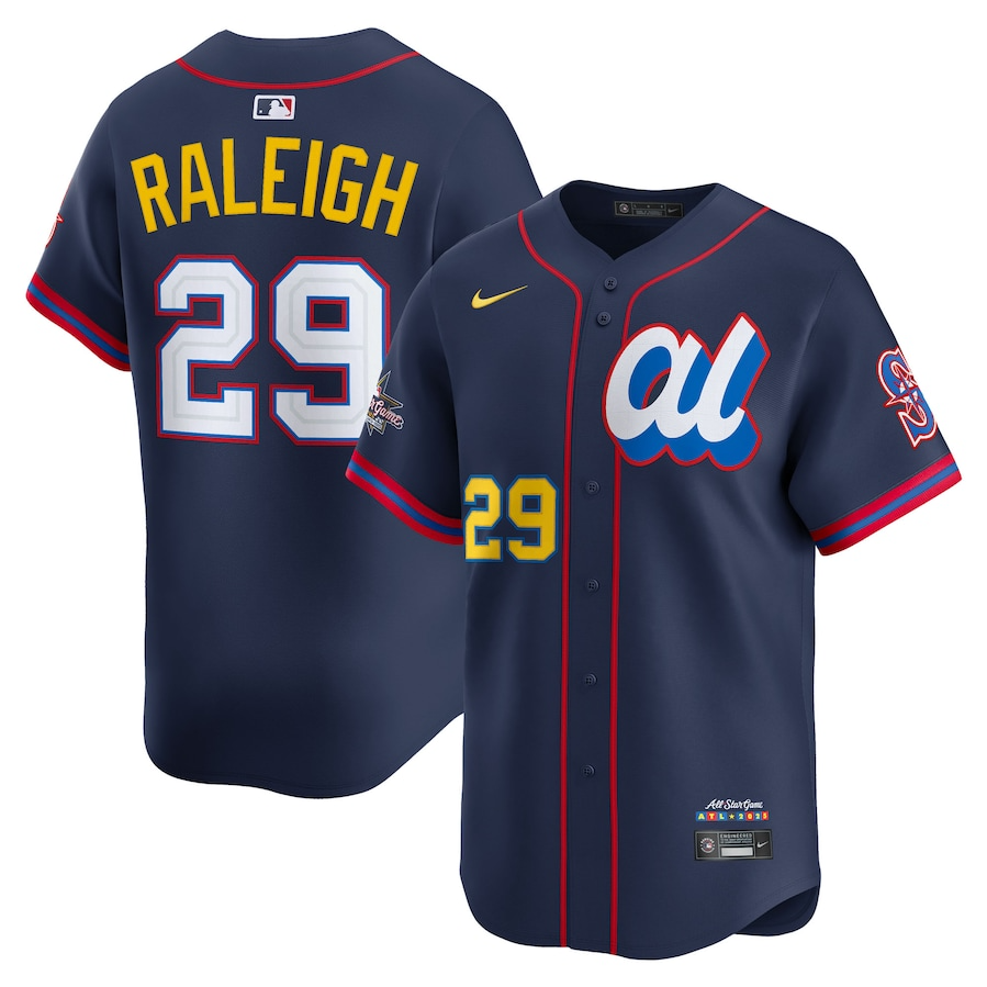 Men's American League Cal Raleigh Navy All-Star 2025 Edition Limited Player Jersey