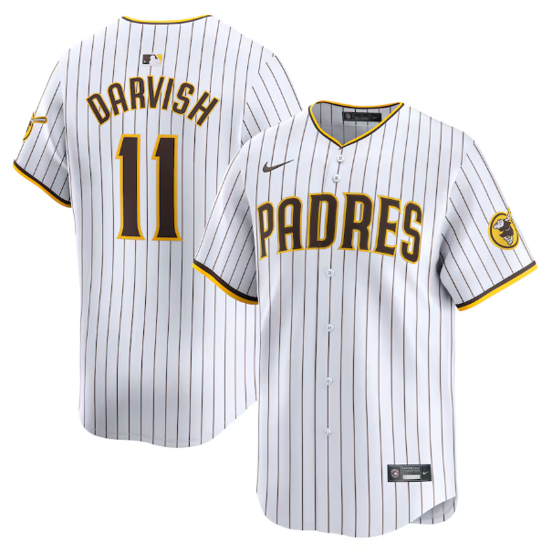Men's San Diego Padres Yu Darvish White Home Player Jersey