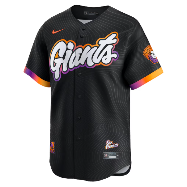 Men's San Francisco Giants Black 2025 City Connect Limited Jersey