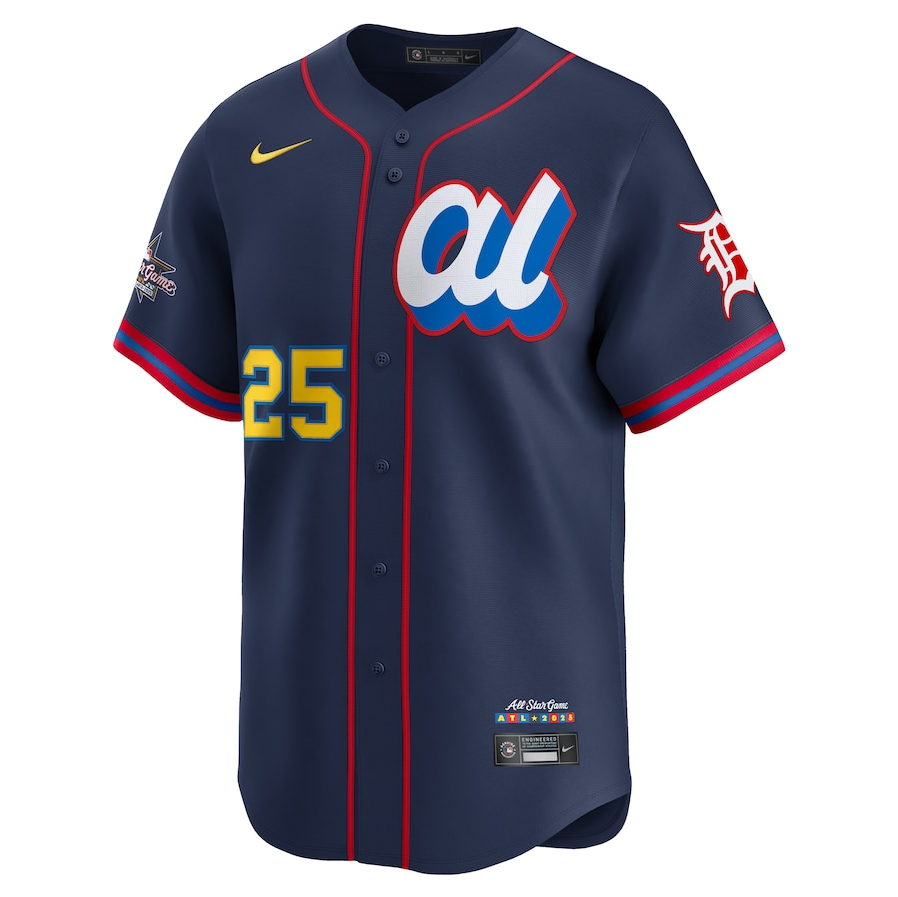 Men's American League Gleyber Torres Navy All-Star 2025 Edition Limited Player Jersey