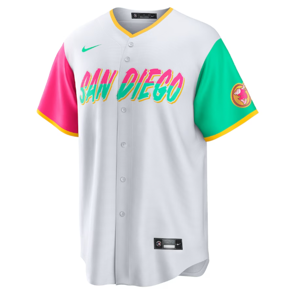 Men's San Diego Padres Fernando Tatis Jr. White City Connect Player Jersey