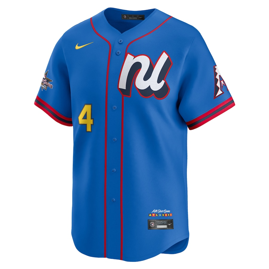 Men's National League Ketel Marte Blue All-Star 2025 Edition Limited Player Jersey