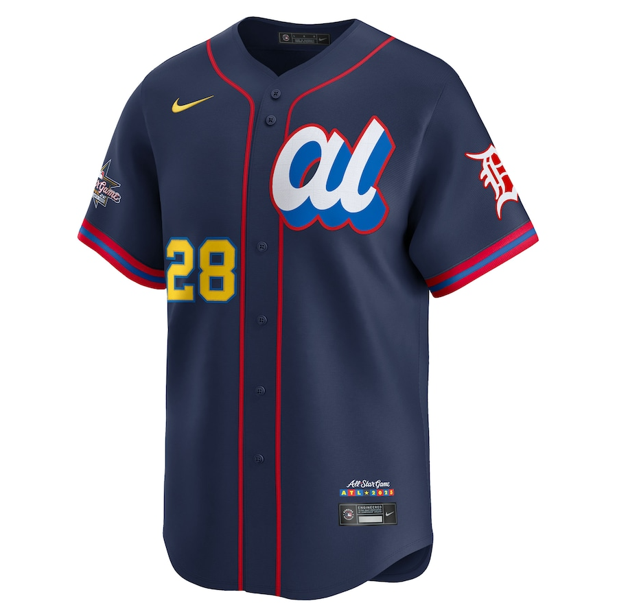 Men's American League Javier Báez Navy All-Star 2025 Edition Limited Player Jersey