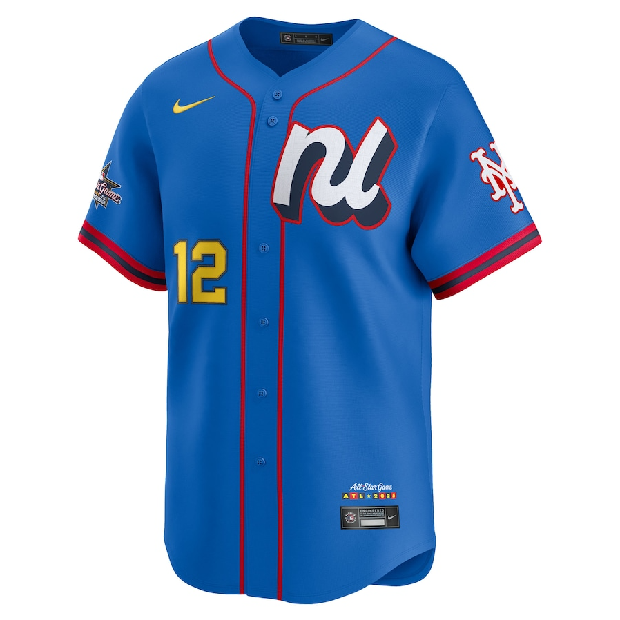 Men's National League Francisco Lindor Blue All-Star 2025 Edition Limited Player Jersey
