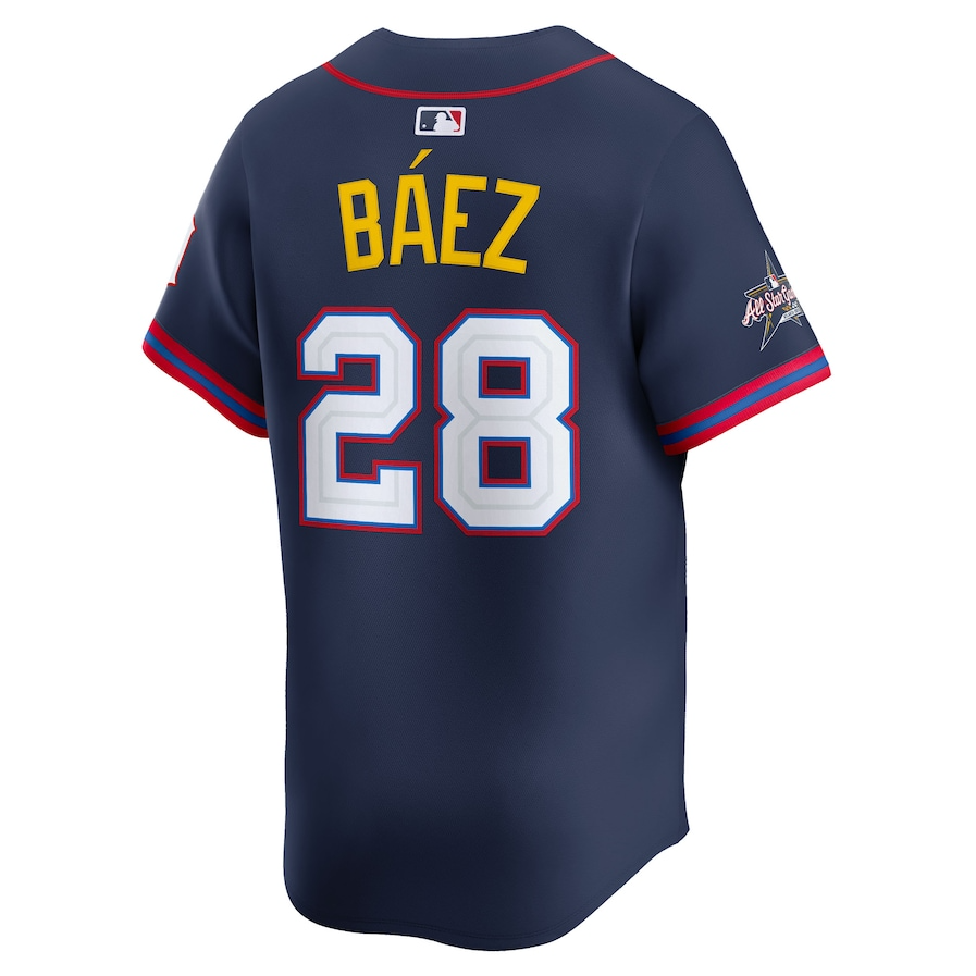 Men's American League Javier Báez Navy All-Star 2025 Edition Limited Player Jersey