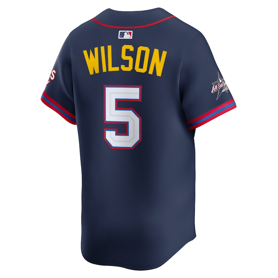 Men's American League Jacob Wilson Navy All-Star 2025 Edition Limited Player Jersey
