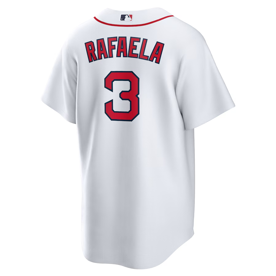 Men's Boston Red Sox Ceddanne Rafaela White Home Player Jersey