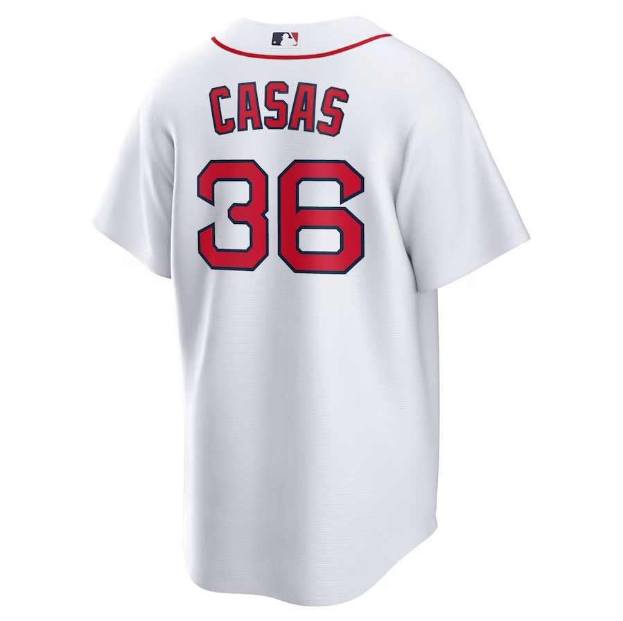 Men's Boston Red Sox Triston Casas White Home Player Jersey