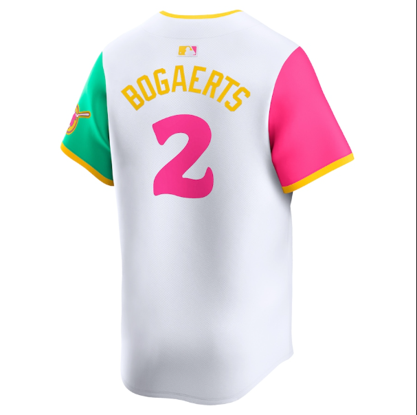 Men's San Diego Padres Xander Bogaerts White City Connect Player Jersey