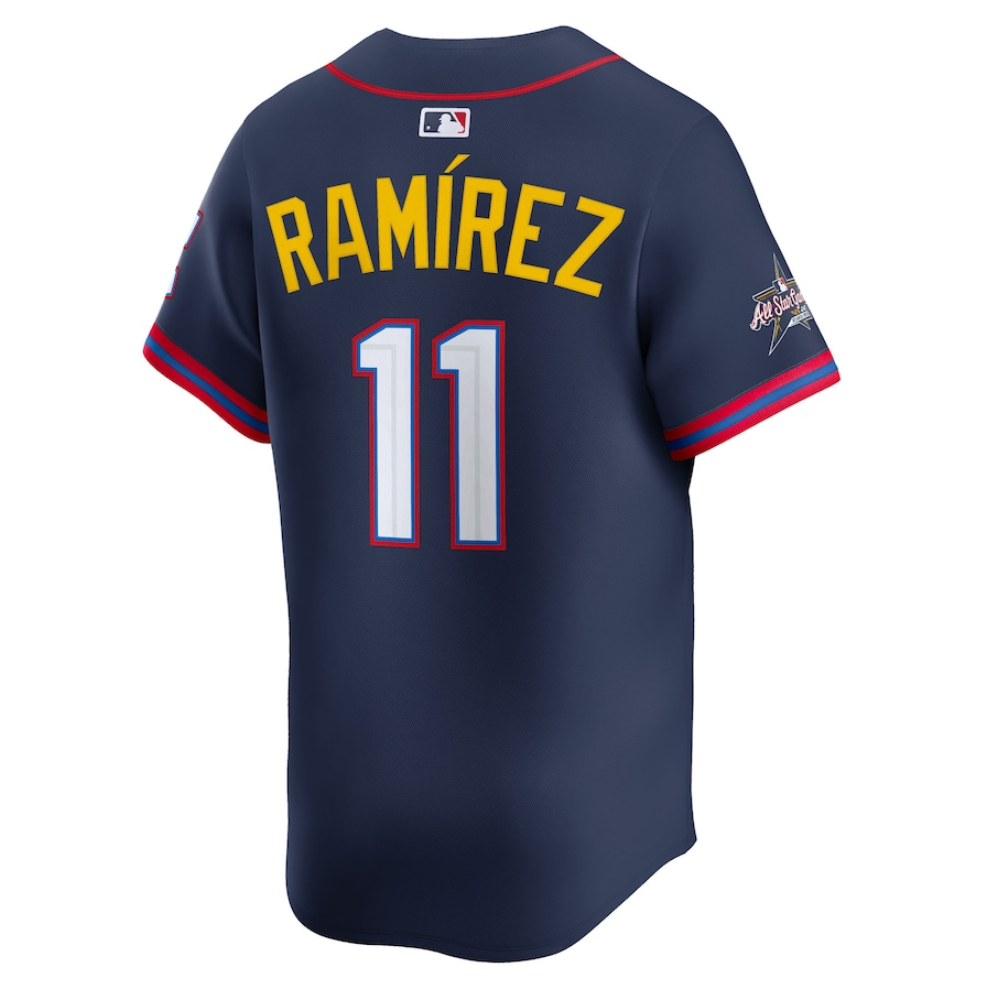 Men's American League José Ramírez Navy All-Star 2025 Edition Limited Player Jersey