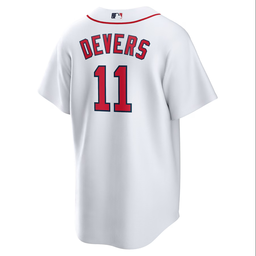 Men's Boston Red Sox Rafael Devers White Home Player Jersey