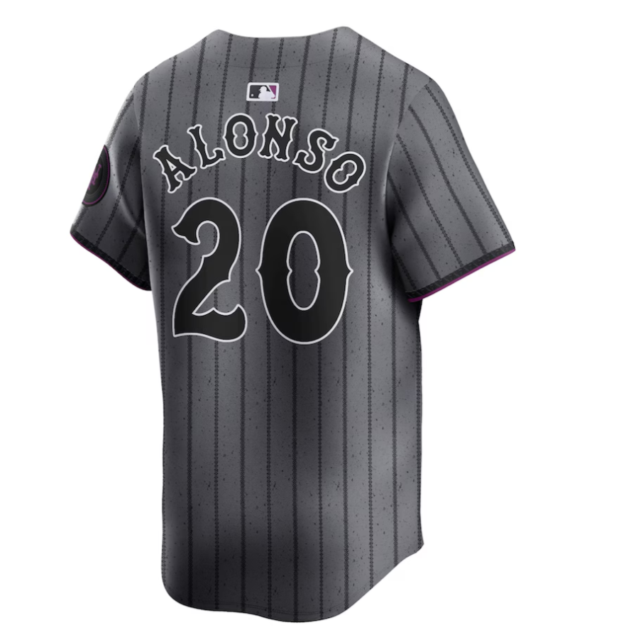 Men's New York Mets Pete Alonso Gray City Connect Limited Player Jersey