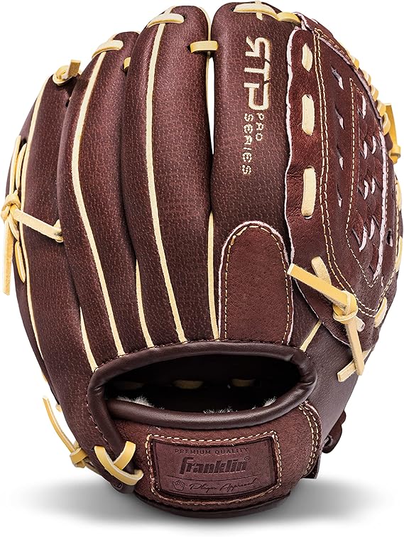 Franklin Sports Baseball Softball Gloves Brown