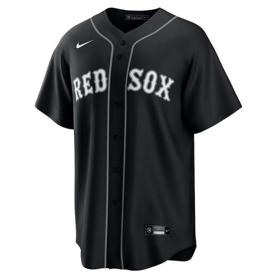 Men's Boston Red Sox Rafael Devers Black Lights Player Jersey