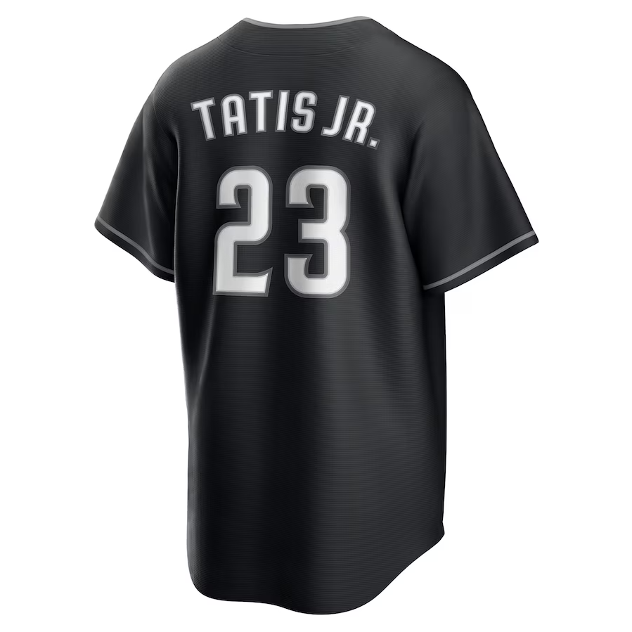 Men's San Diego Padres Fernando Tatis Jr. Black Lights Player Jersey