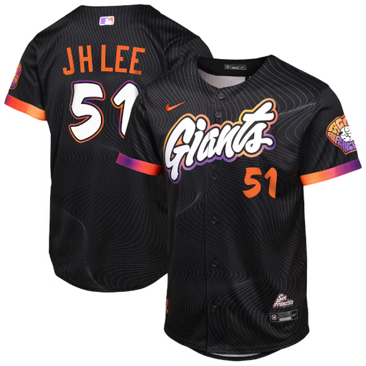 Youth San Francisco Giants Jung Hoo Lee Black 2025 City Connect Limited Jersey