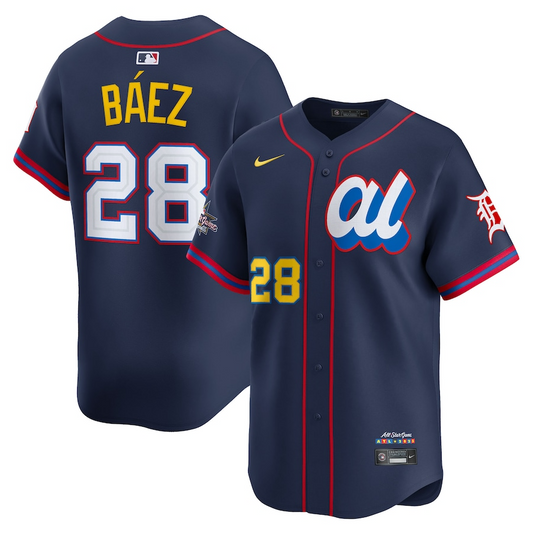 Men's American League Javier Báez Navy All-Star 2025 Edition Limited Player Jersey