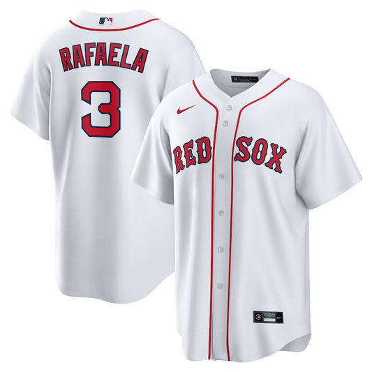 Men's Boston Red Sox Ceddanne Rafaela White Home Player Jersey