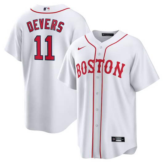 Men's Boston Red Sox Rafael Devers White Home Player Jersey