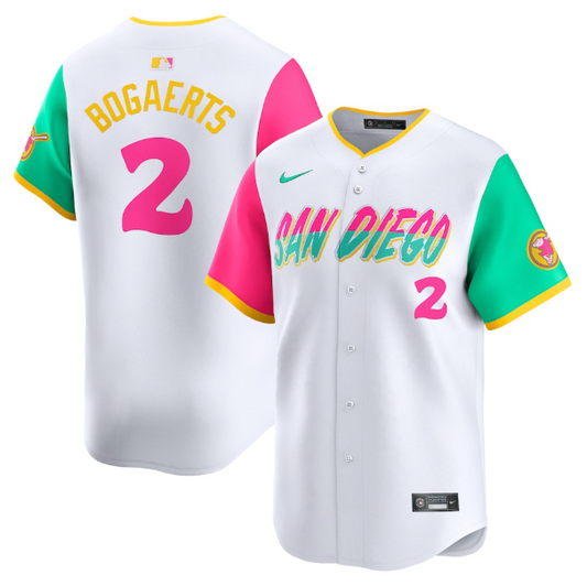 Men's San Diego Padres Xander Bogaerts White City Connect Player Jersey