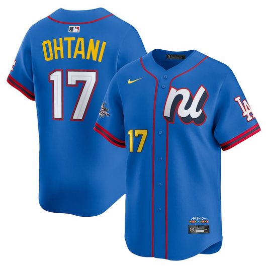 Men's National League Shohei Ohtani Blue All-Star 2025 Edition Limited Player Jersey
