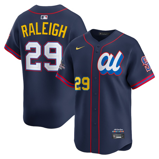 Men's American League Cal Raleigh Navy All-Star 2025 Edition Limited Player Jersey