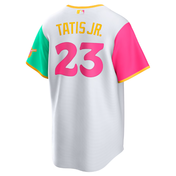Men's San Diego Padres Fernando Tatis Jr. White City Connect Player Jersey