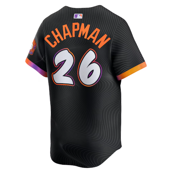 Men's San Francisco Giants Matt Chapman Anthracite 2025 City Connect Limited Jersey