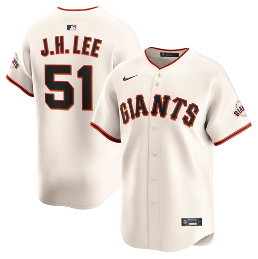 Men's San Francisco Giants Jung Hoo Lee Cream Home Replica Player Jersey