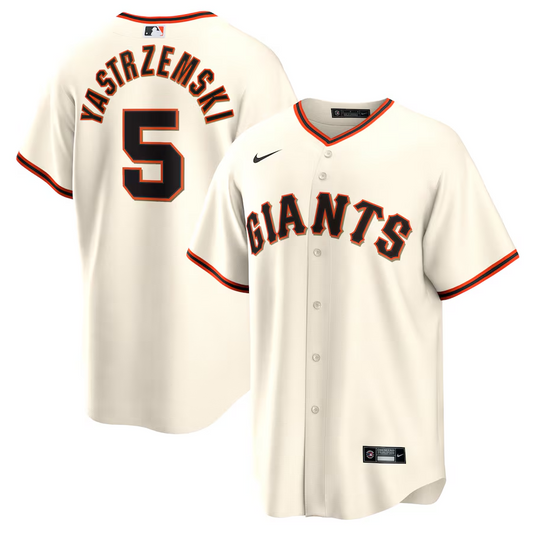 Men's San Francisco Giants Mike Yastrzemski Cream Home Replica Player Jersey
